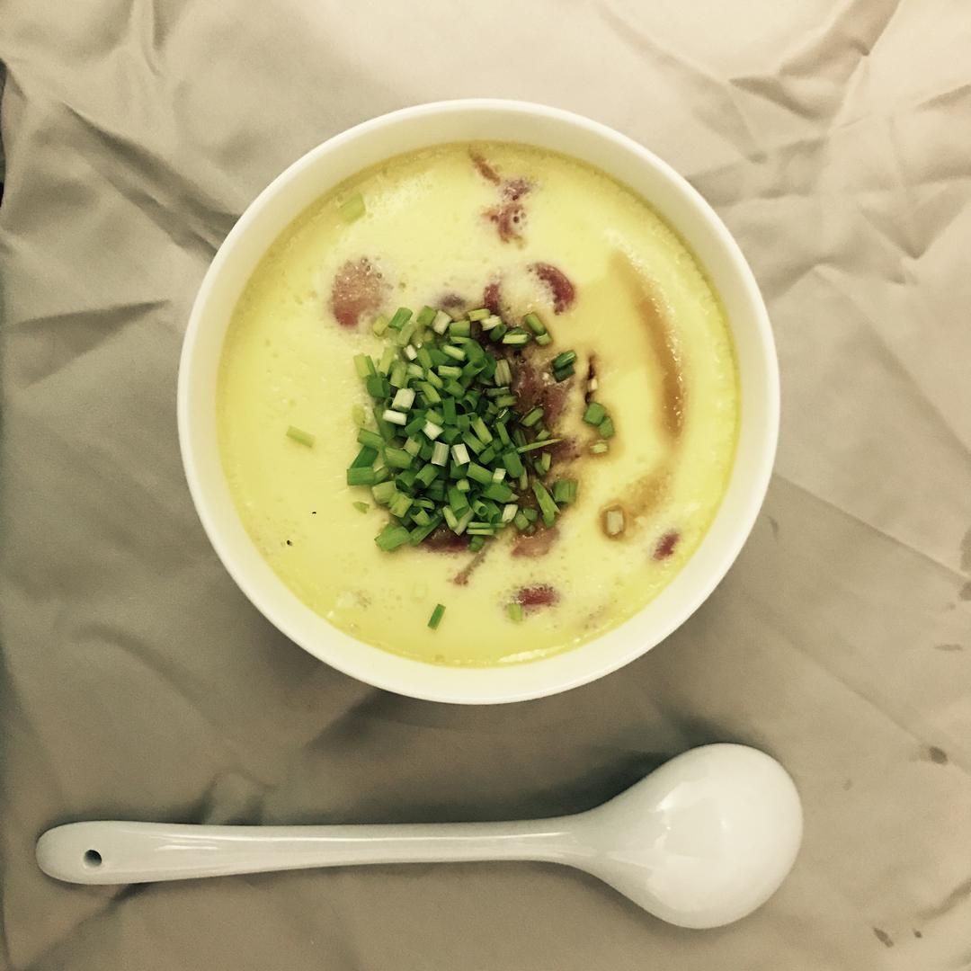 腊肠蒸蛋的做法