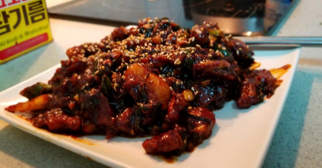 韩式辣炒猪肉（拌饭）