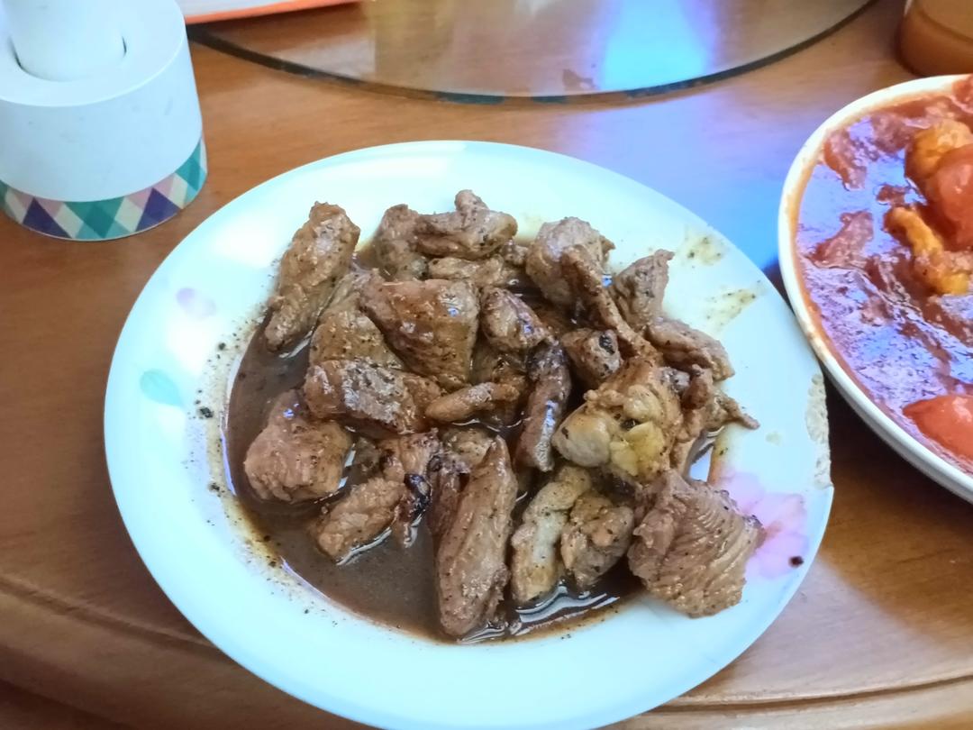 煎瘦肉