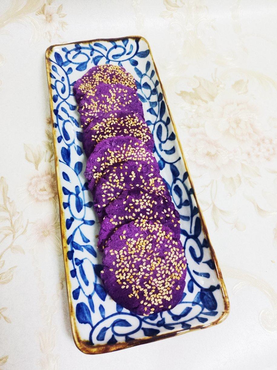 紫薯芝香糯米饼