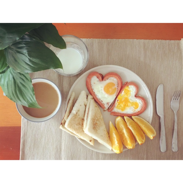 爱心蛋 早餐