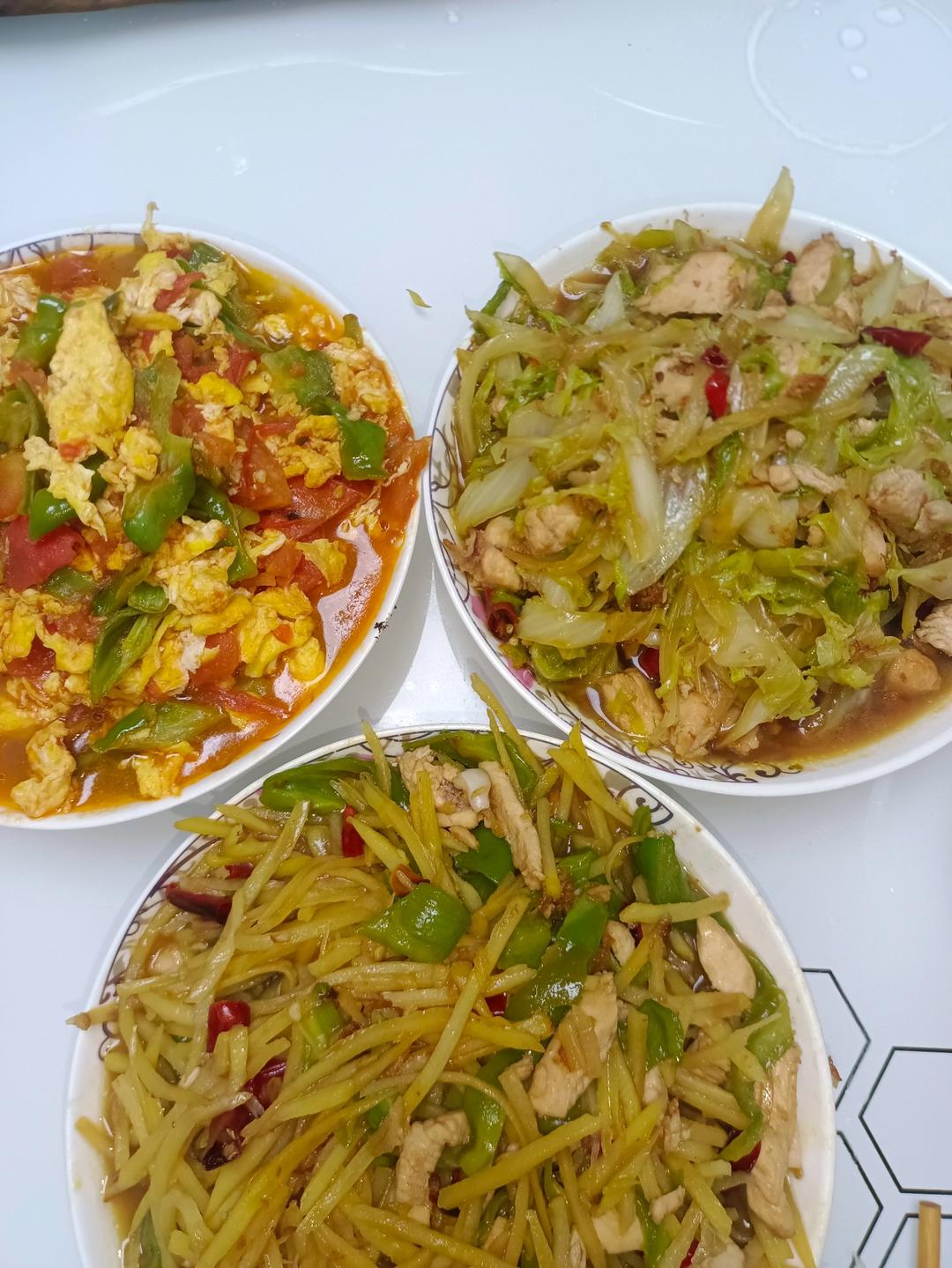 白菜炒肉