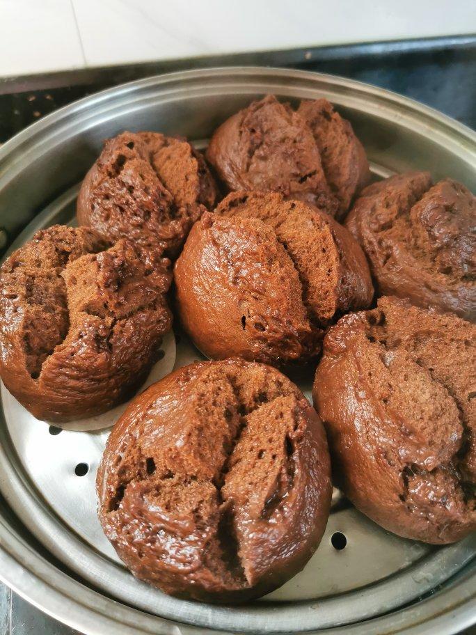 红糖红枣开花馒头（一次性发酵）