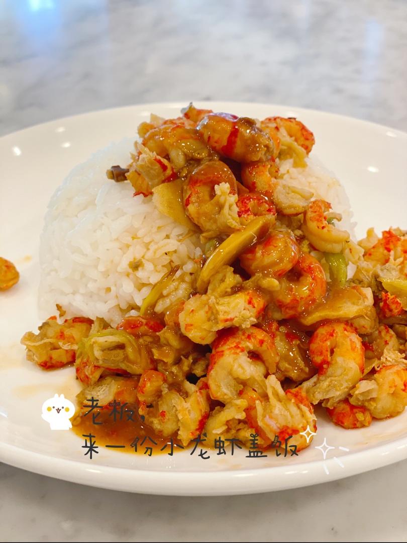 小龙虾盖饭（5分钟速成好吃不打折）