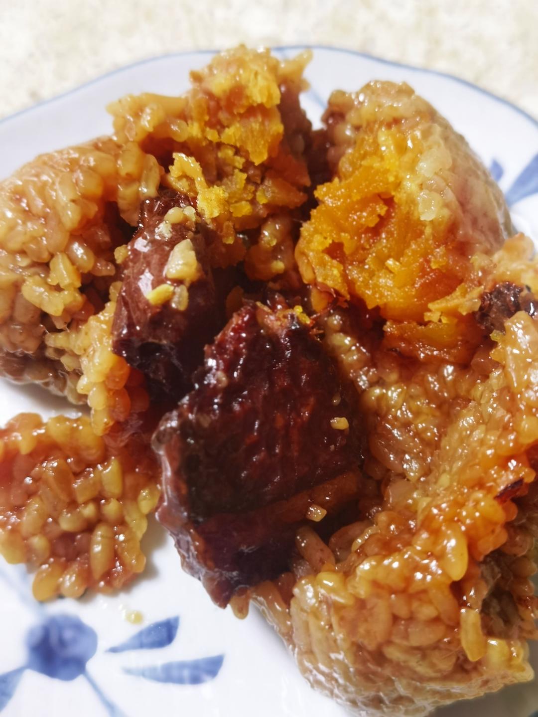 嘉兴咸鸭蛋大肉粽的做法 步骤6