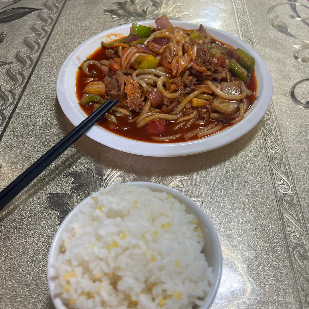 肉档老板教的【宁夏炒烩肉】，好吃到我一周光顾他7次！