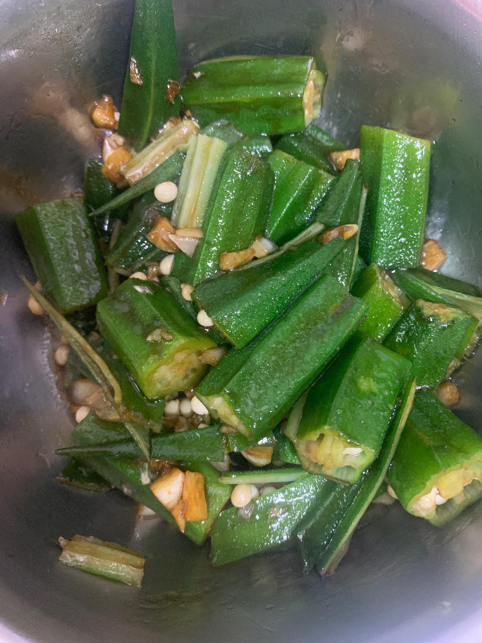 蚝油秋葵