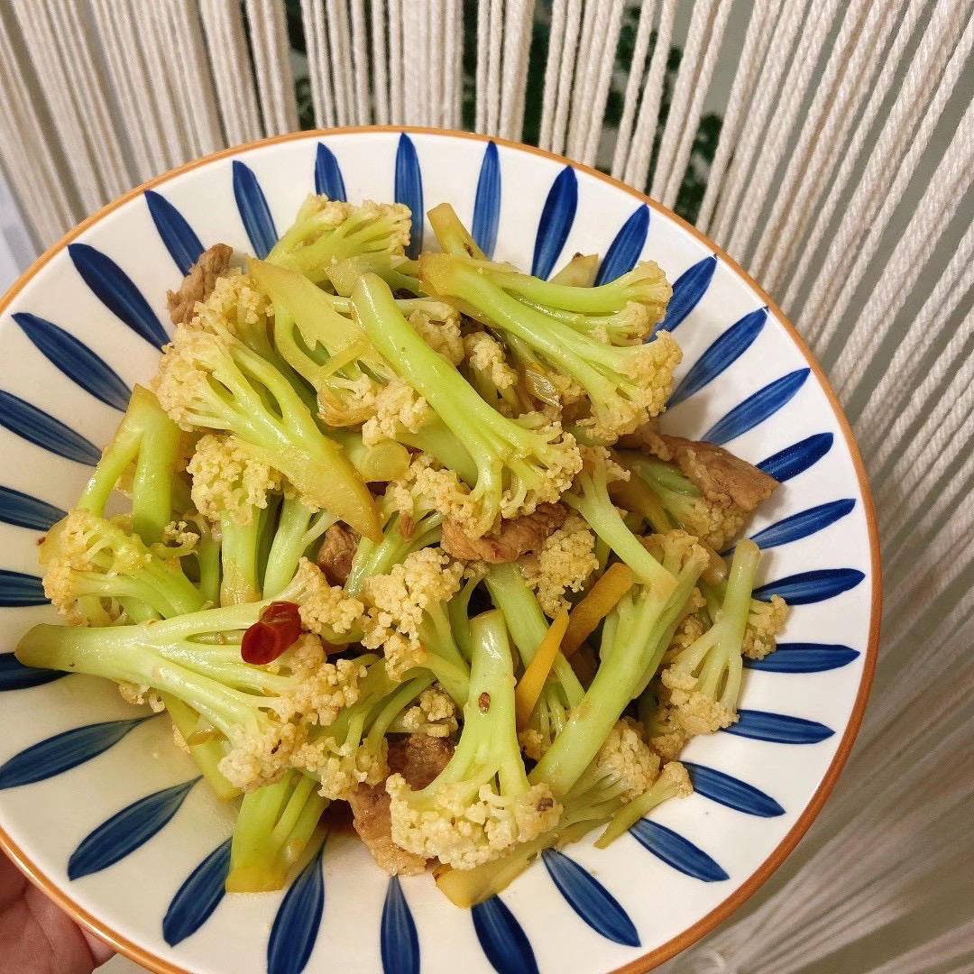 和饭店一个味道的干锅花菜