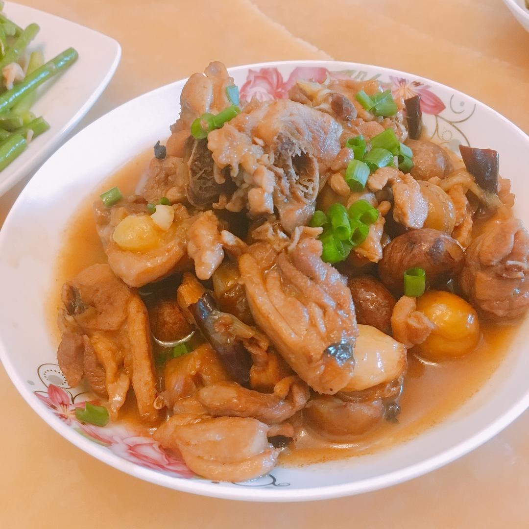 板栗烧鸡
