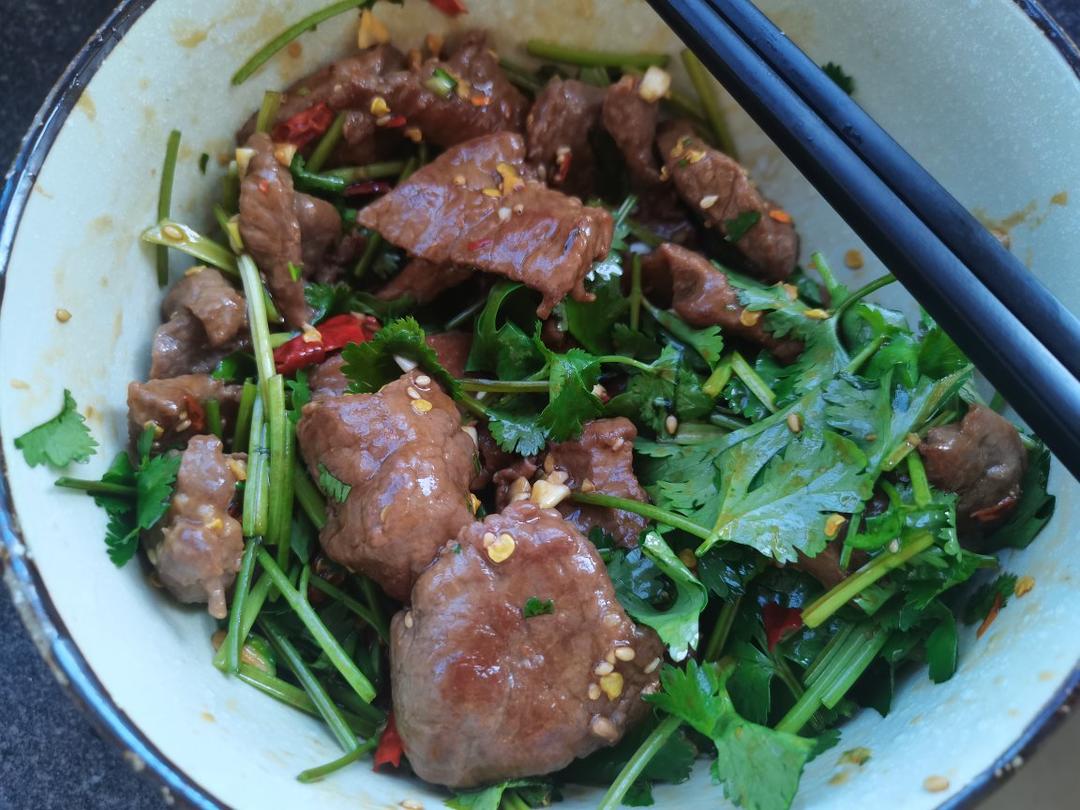 这个太绝了｜香菜拌牛肉‼️巨好吃