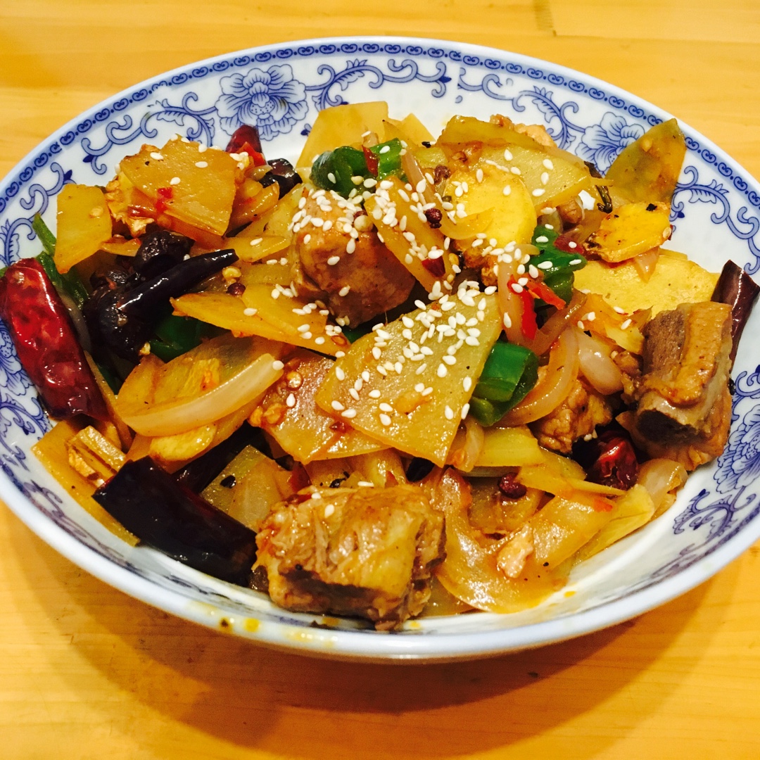 香辣干锅排骨