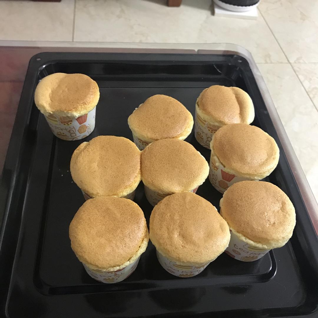 零失败~戚风纸杯小蛋糕🍰 ✨／8寸版戚风蛋糕
