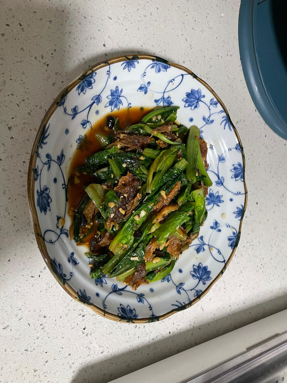 豆豉鲮鱼油麦菜