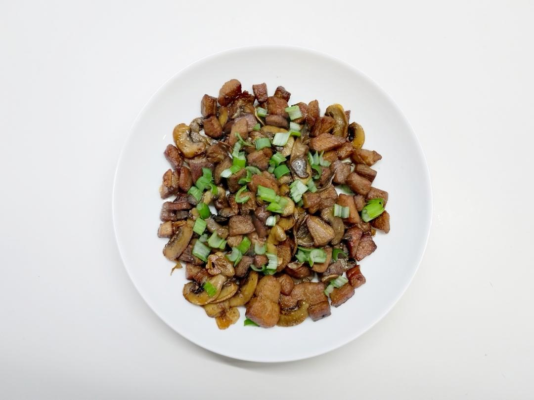 蒜香口菇牛肉粒