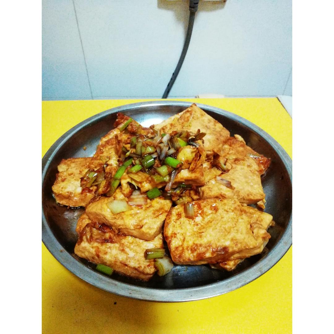 蚝油嫩豆腐