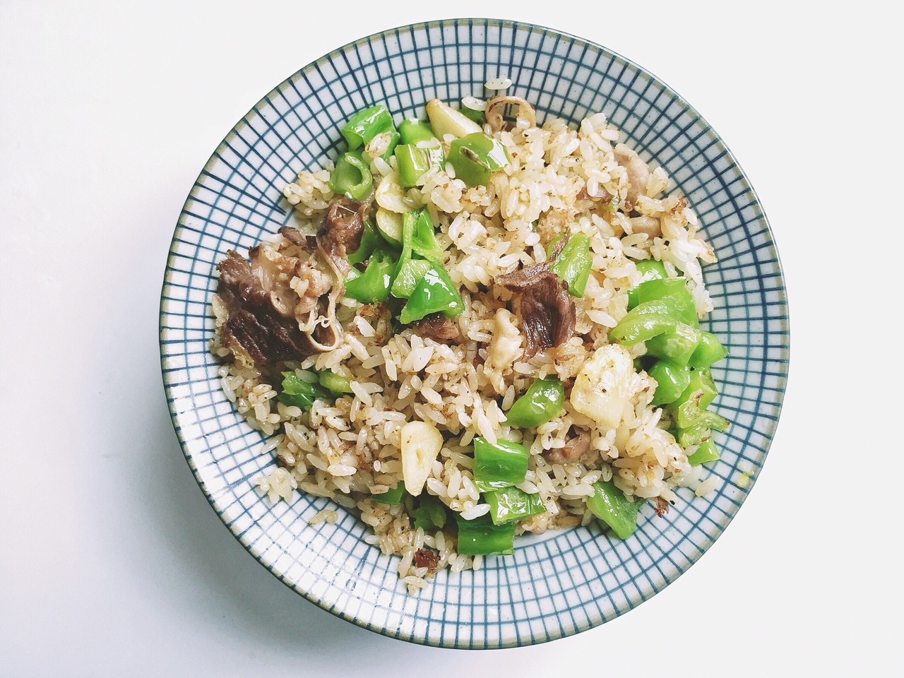 蒜香牛肉炒饭