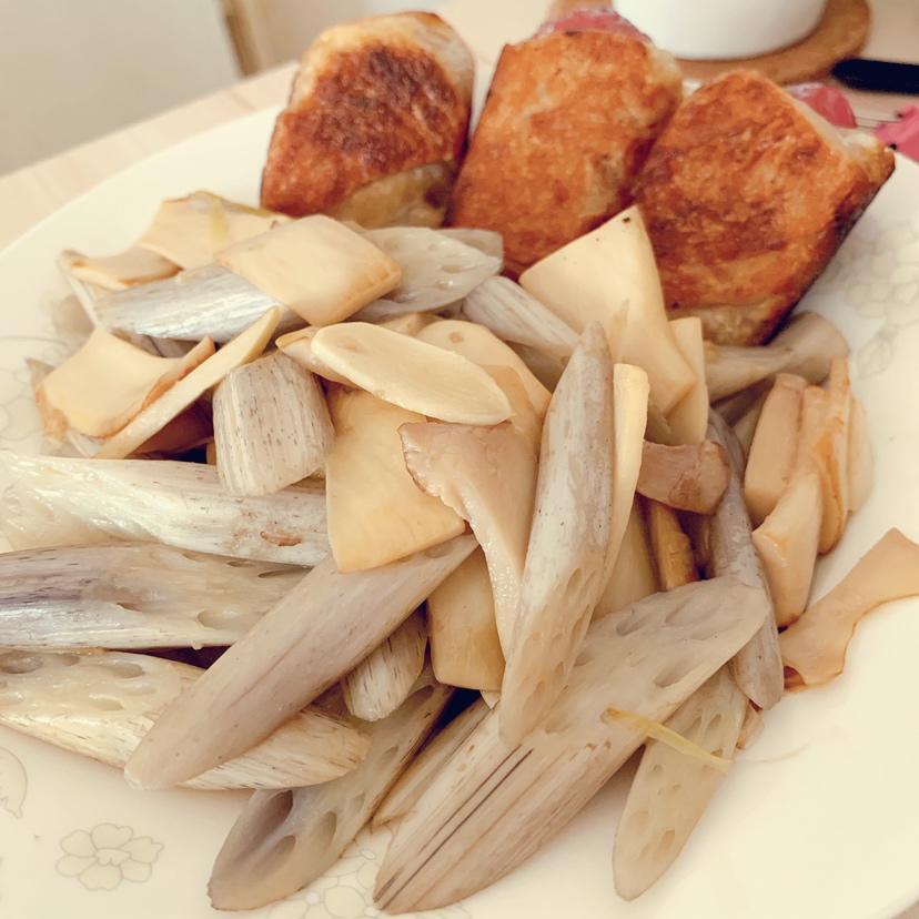 清炒藕带