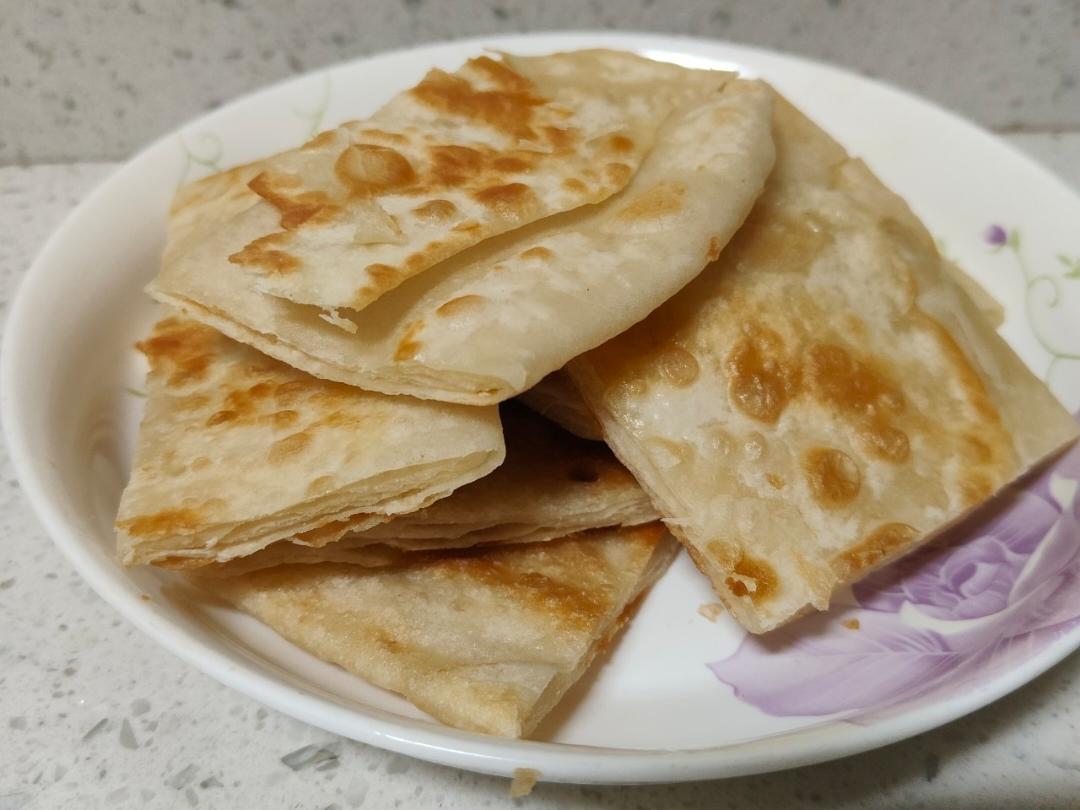 层次分明薄如蝉翼的家常基础烙饼