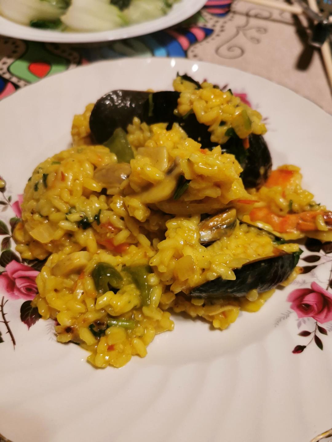 意大利海鲜烩饭