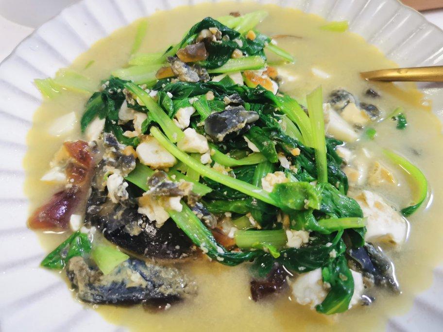 鲜掉眉毛的超快手素食上汤鸡毛菜