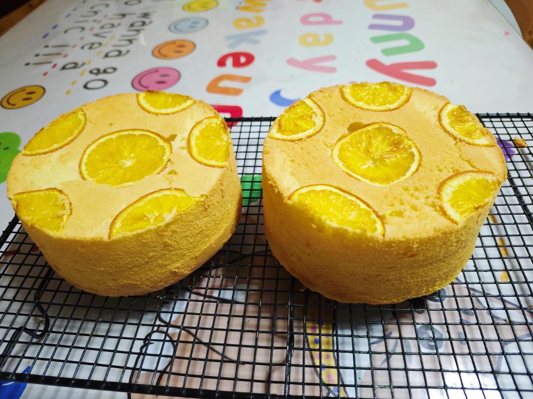 🍊满口清新香橙戚风｜不塌陷不回缩的㊙️