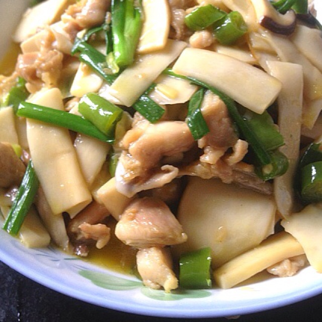 蚝油杏鲍菇鸡腿