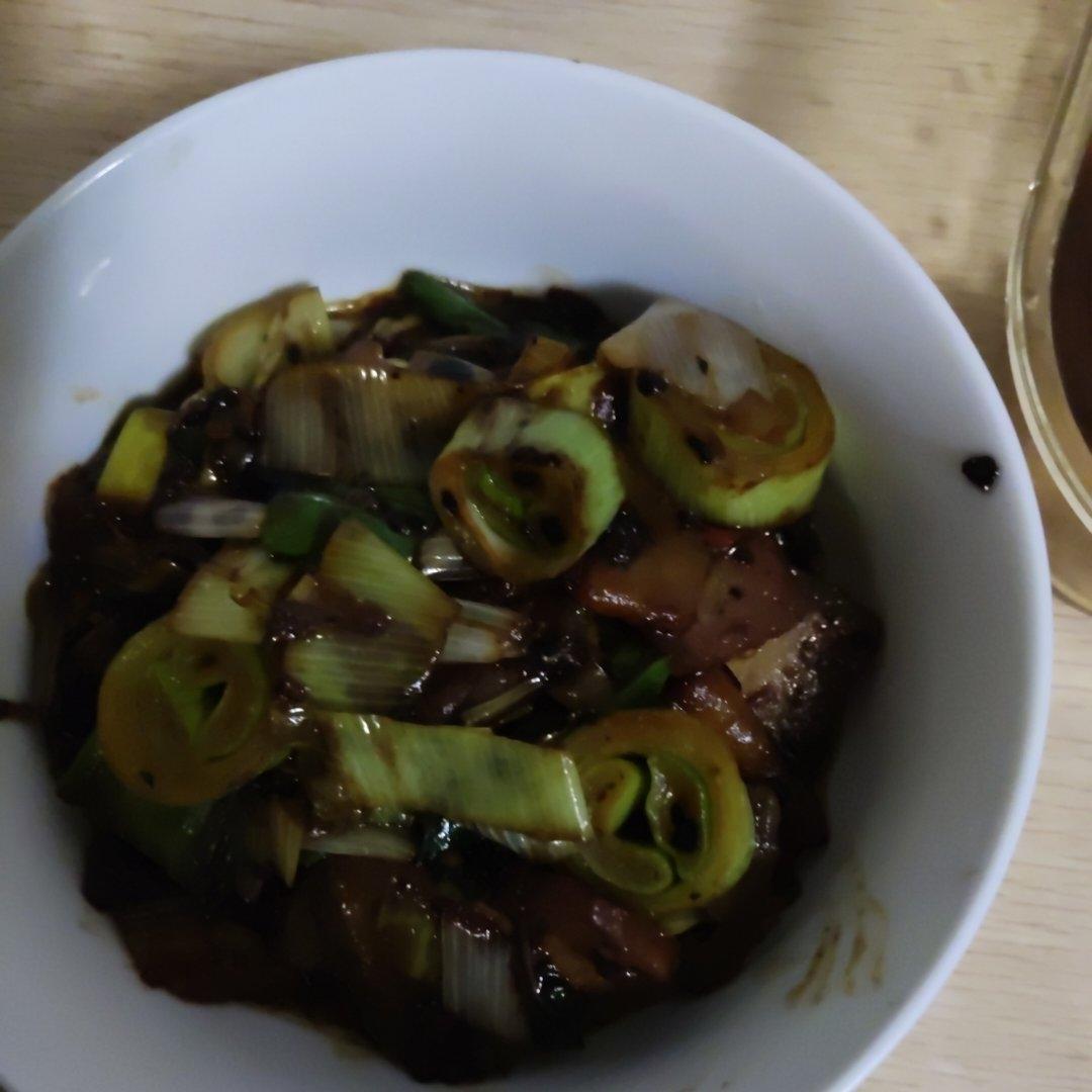 大葱炒腊肉（葱爆腊肉）