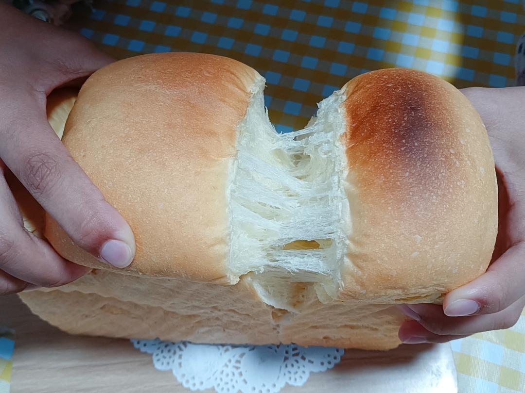 纯奶手撕吐司的做法 步骤1