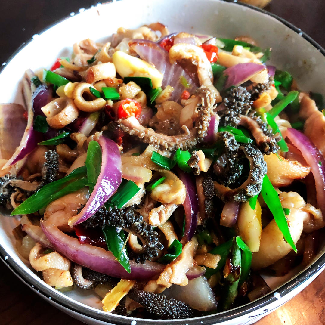 辣炒羊杂～快手下酒菜