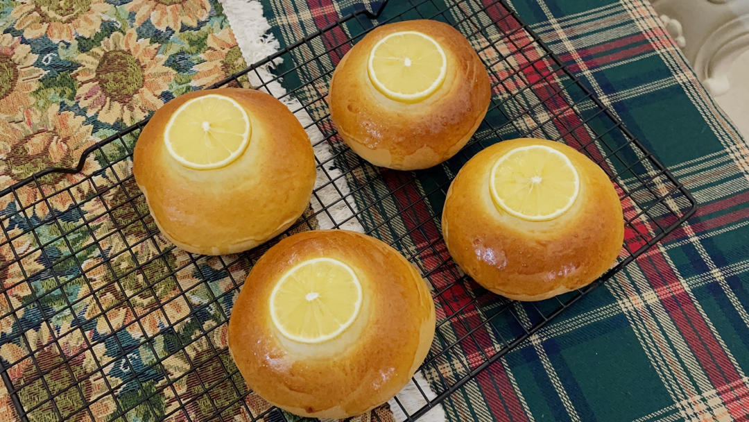特特特别清新的柠檬酸奶面包，我爱！