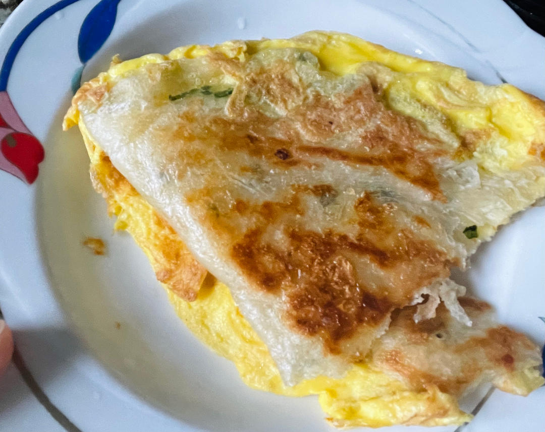 手抓饼版鸡蛋饼