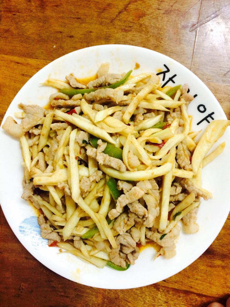 茭白肉丝