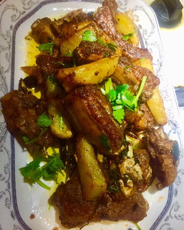 干煸排骨❤️土豆