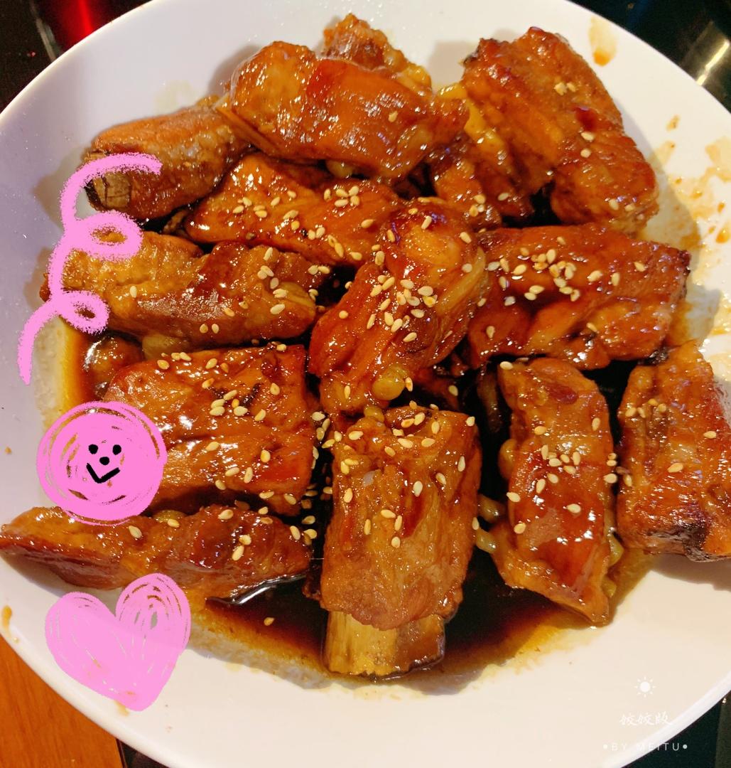 糖醋排骨/糖醋小排（不放油）（12345口诀做出正宗上海本帮）