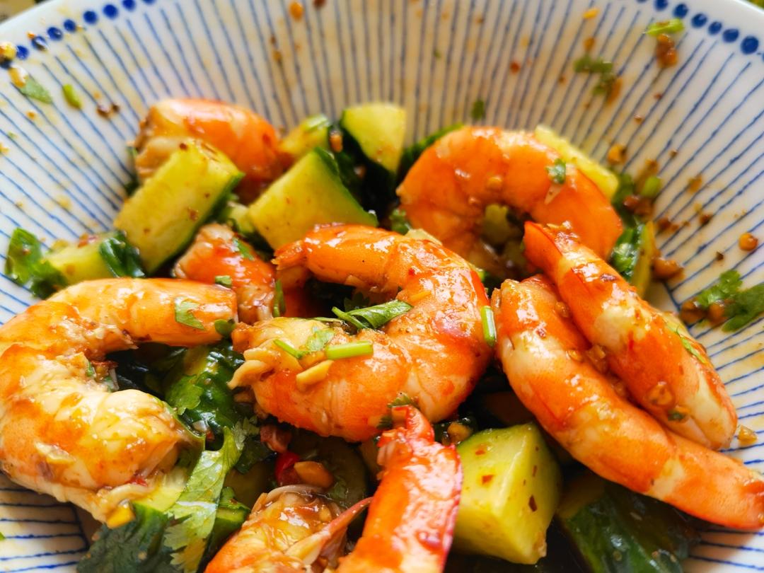 凉拌香辣虾