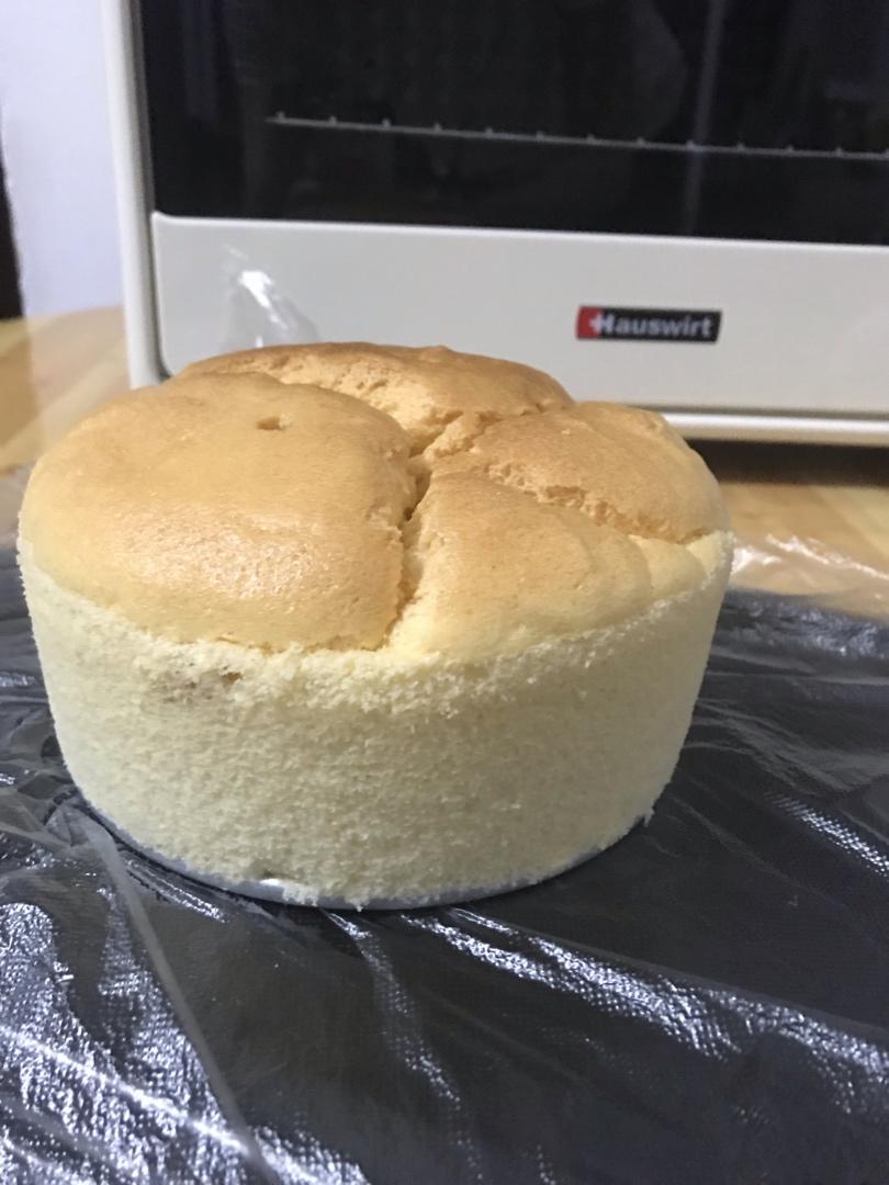 水浴法烤戚风蛋糕