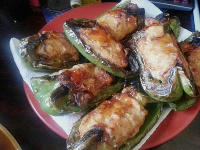 鱼肉酿青椒