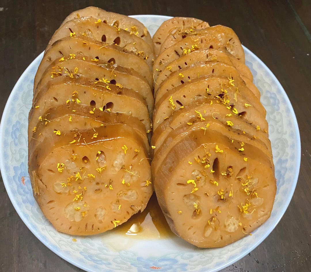 桂花糯米藕年菜必备