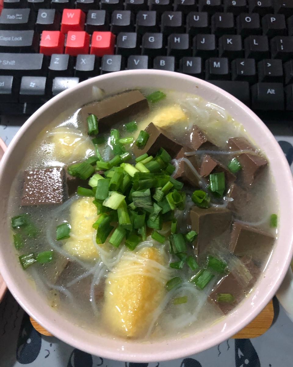 鸭血粉丝汤（简易版）