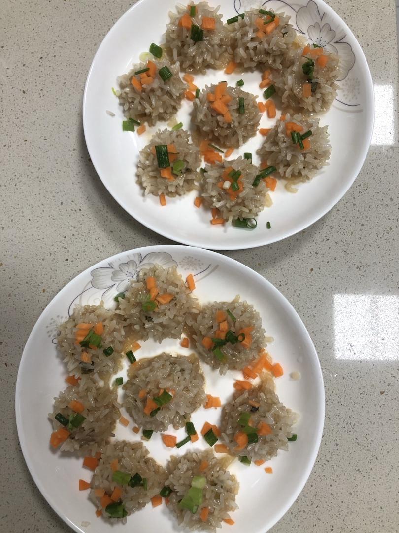 珍珠糯米肉丸子（卡亿蒸箱食谱）