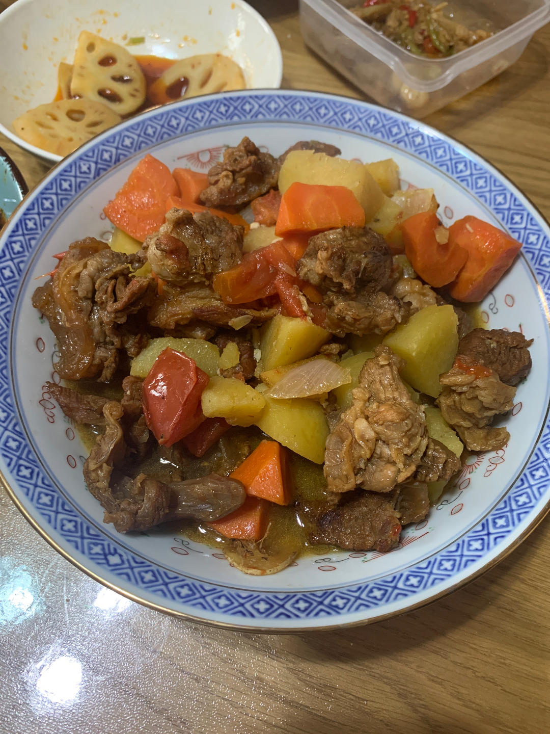 番茄土豆炖牛腩