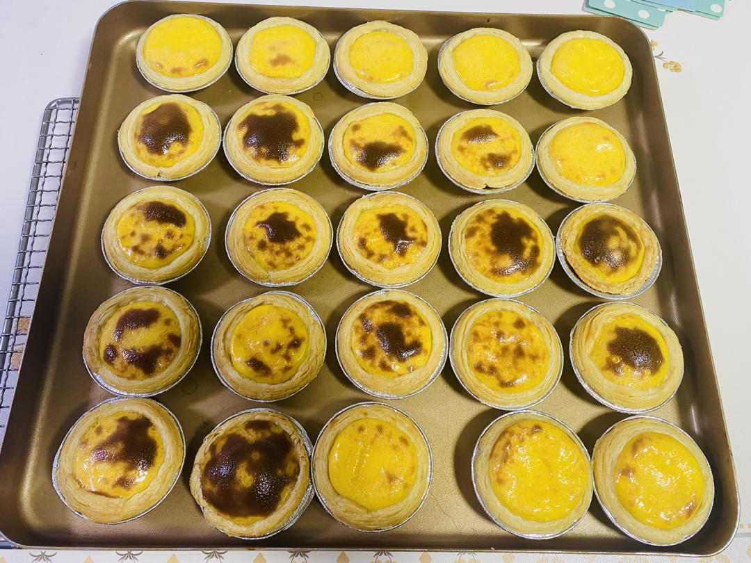 超嫩滑的葡式蛋挞(全蛋版)新手友好『秒杀KFC』
