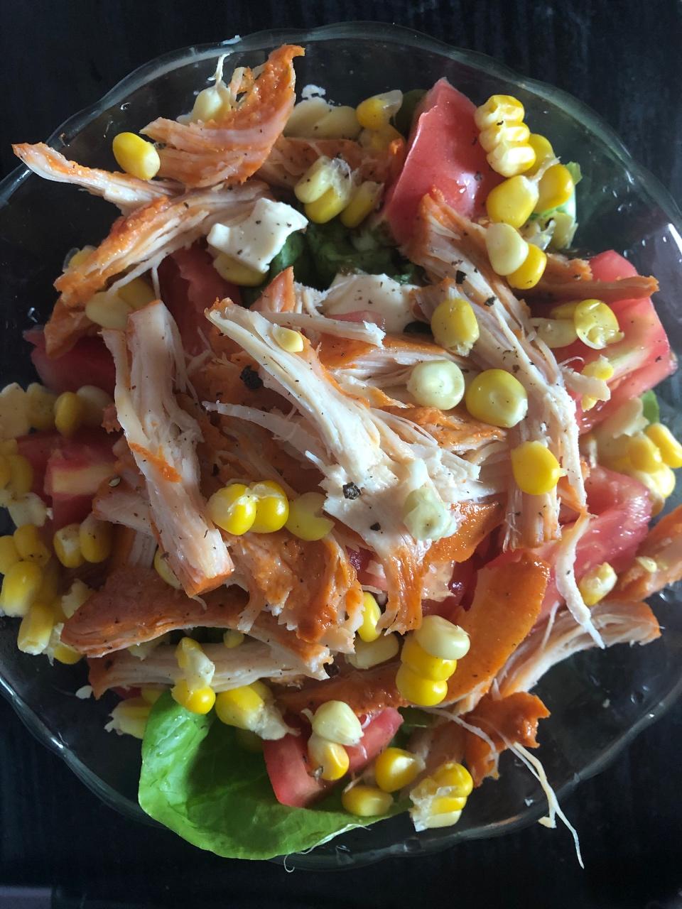 不含沙拉酱的减脂沙拉的做法