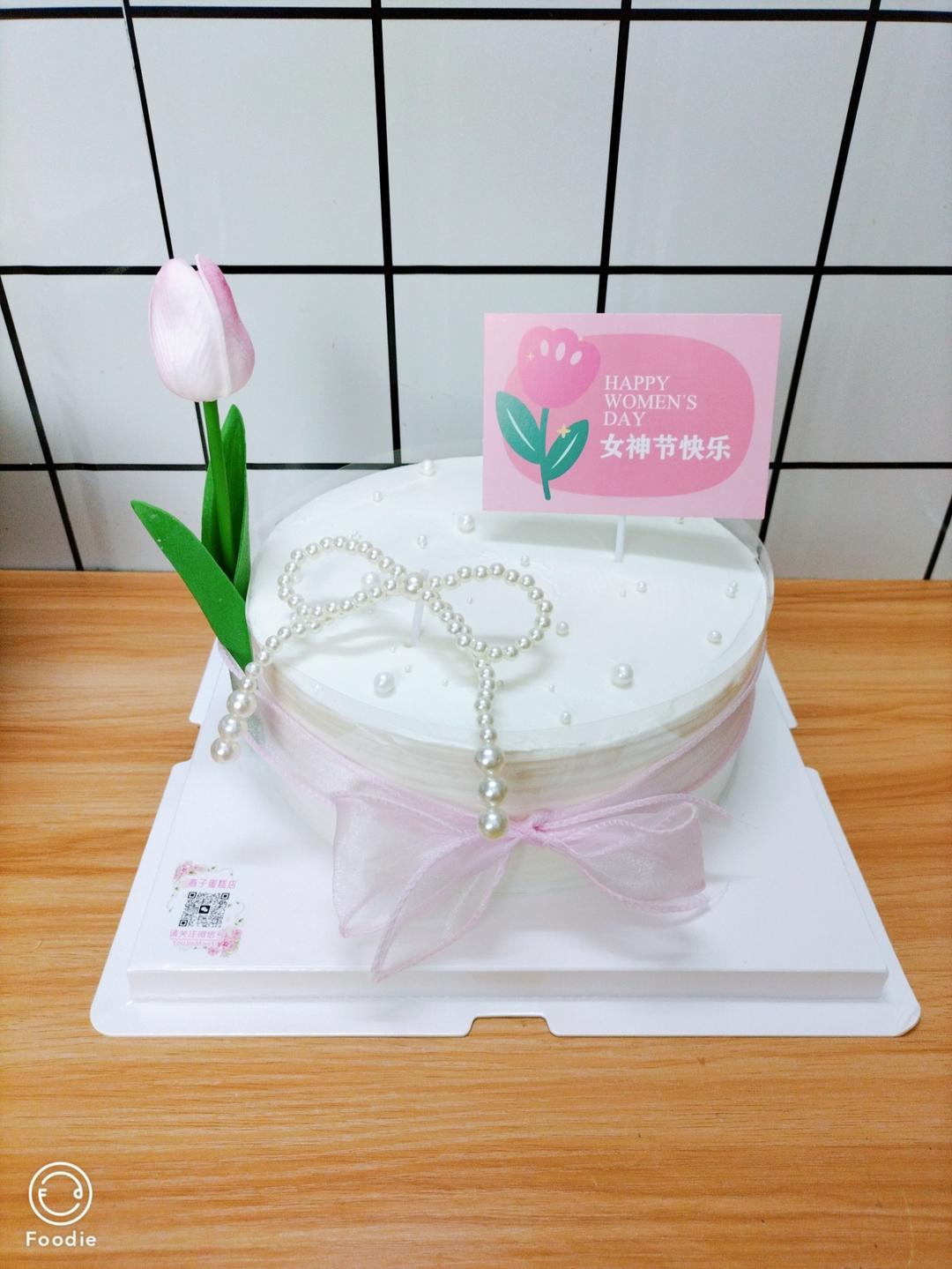 生日蛋糕图只是为了记录自己做的蛋糕以后回顾方便