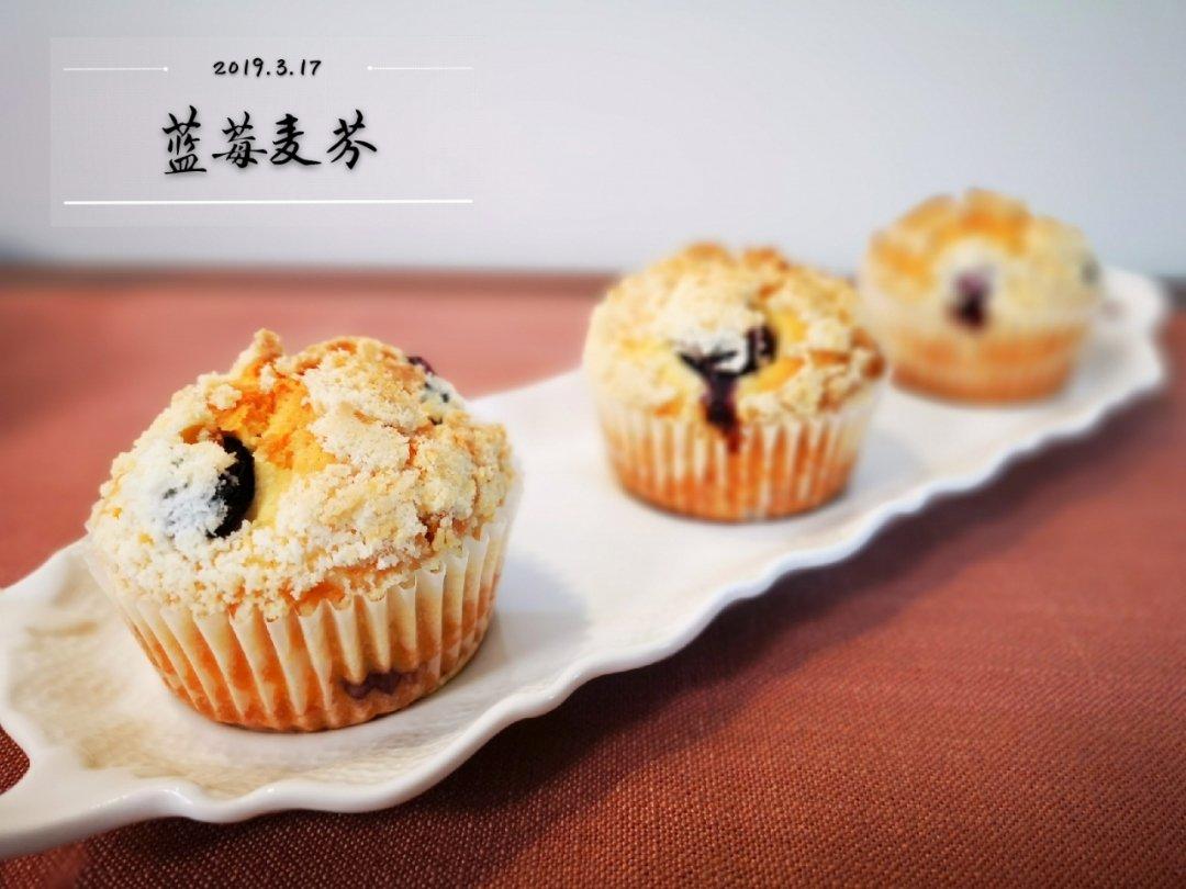 蘑菇头蓝莓麦芬
