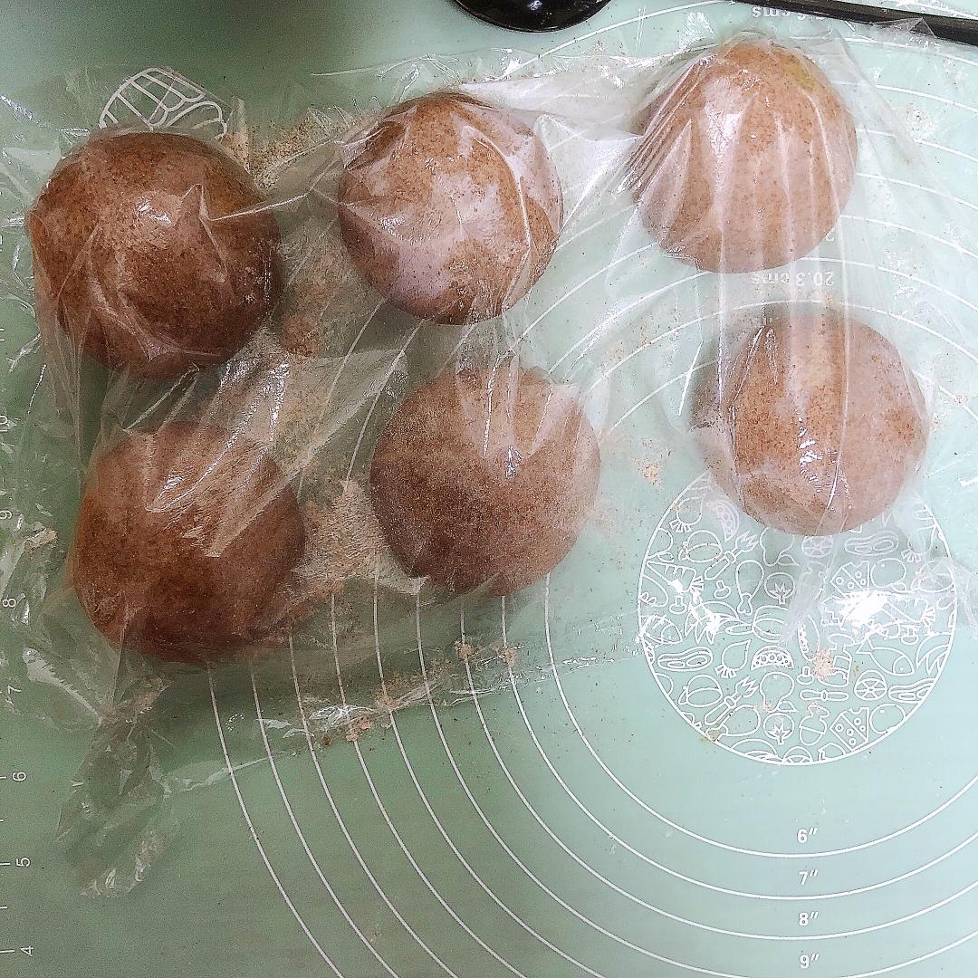 黑全麦无糖馒头