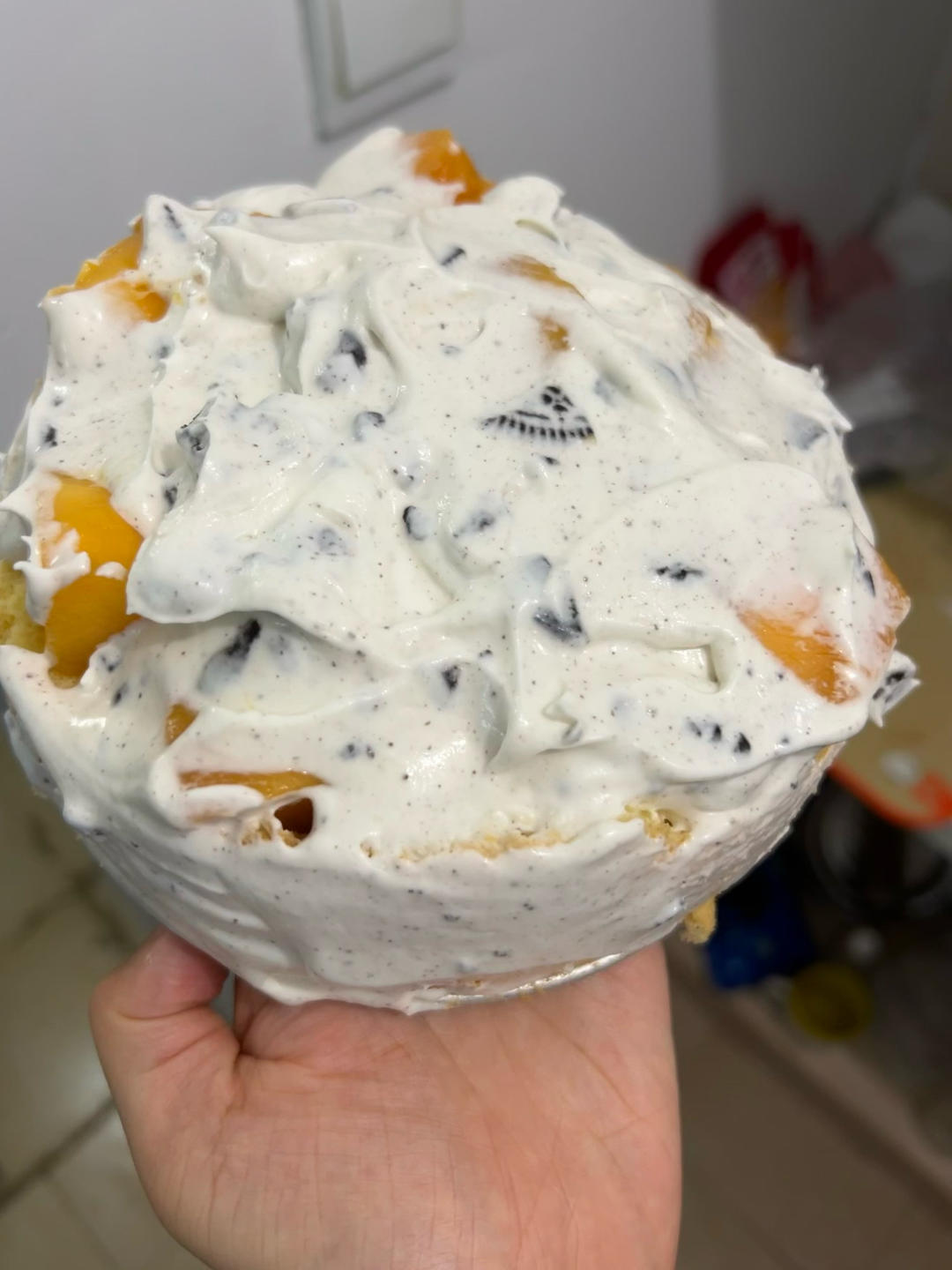 超简单✅好吃到爆‼️奥利奥咸奶油盒子蛋糕