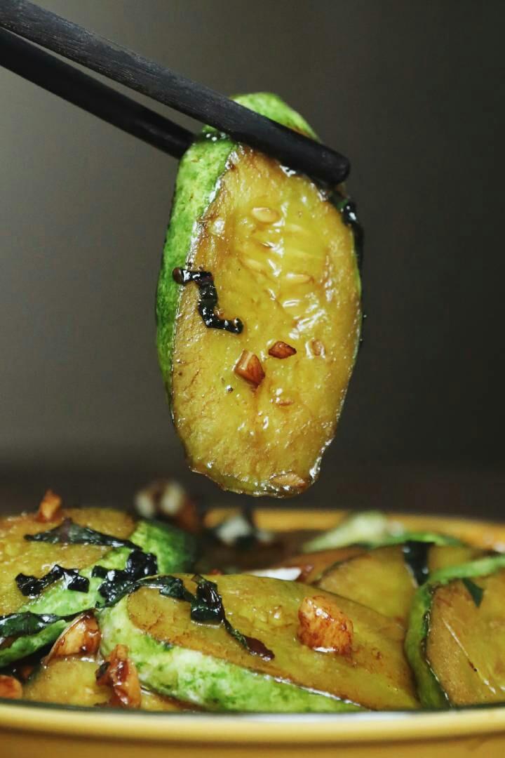 紫苏煎黄瓜