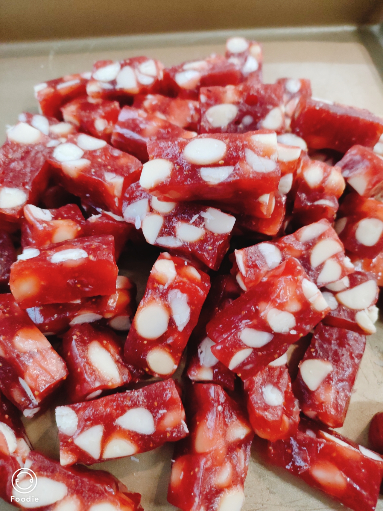 🔥红红火火过大年之莓莓坚果软糖，快手出货量大（含操作小视频）