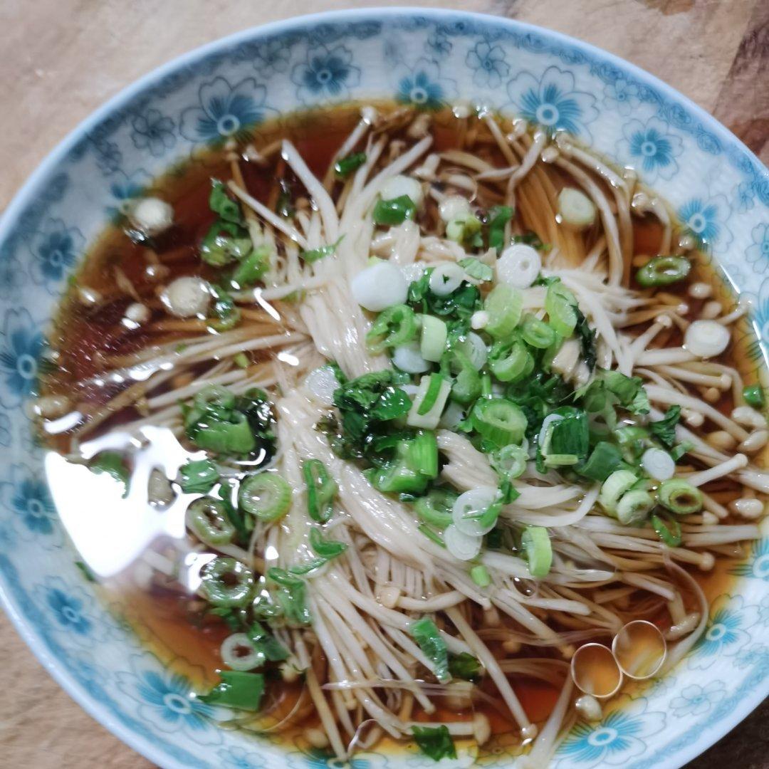 油泼金针菇